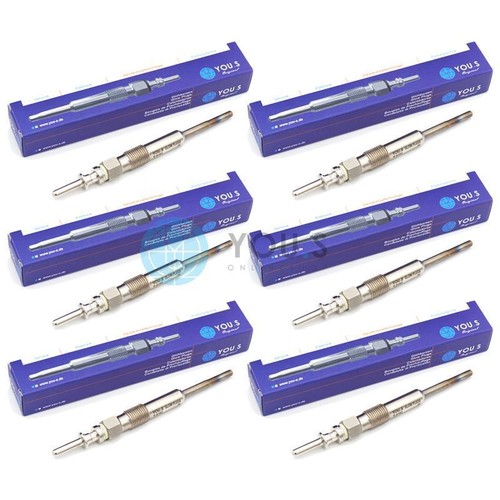 6 Piece You.S Orig. Glow Plugs for BMW 3er (E90) 335d X5 (E70) xDrive35d