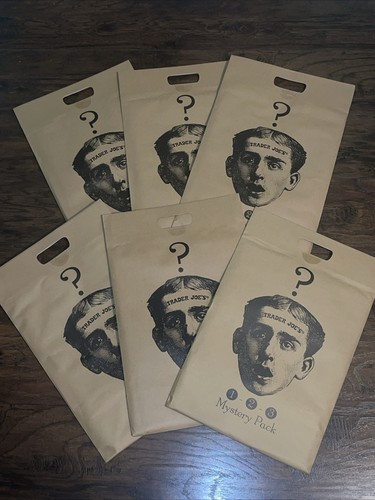 Set Of 6 Trader Joe’s Mystery Packs! (Check Profile For Other Quantitys!) 2023.