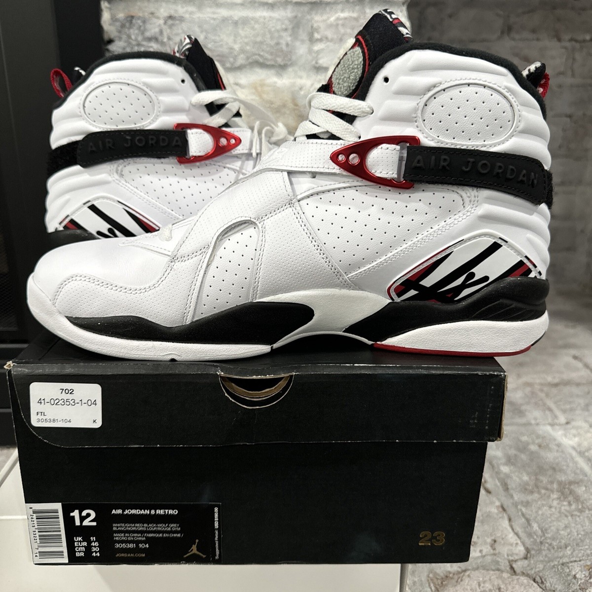 Air Jordan 8 ブラック/レッド/ホワイト Air Jordan 8 (Alternate) - Releases
