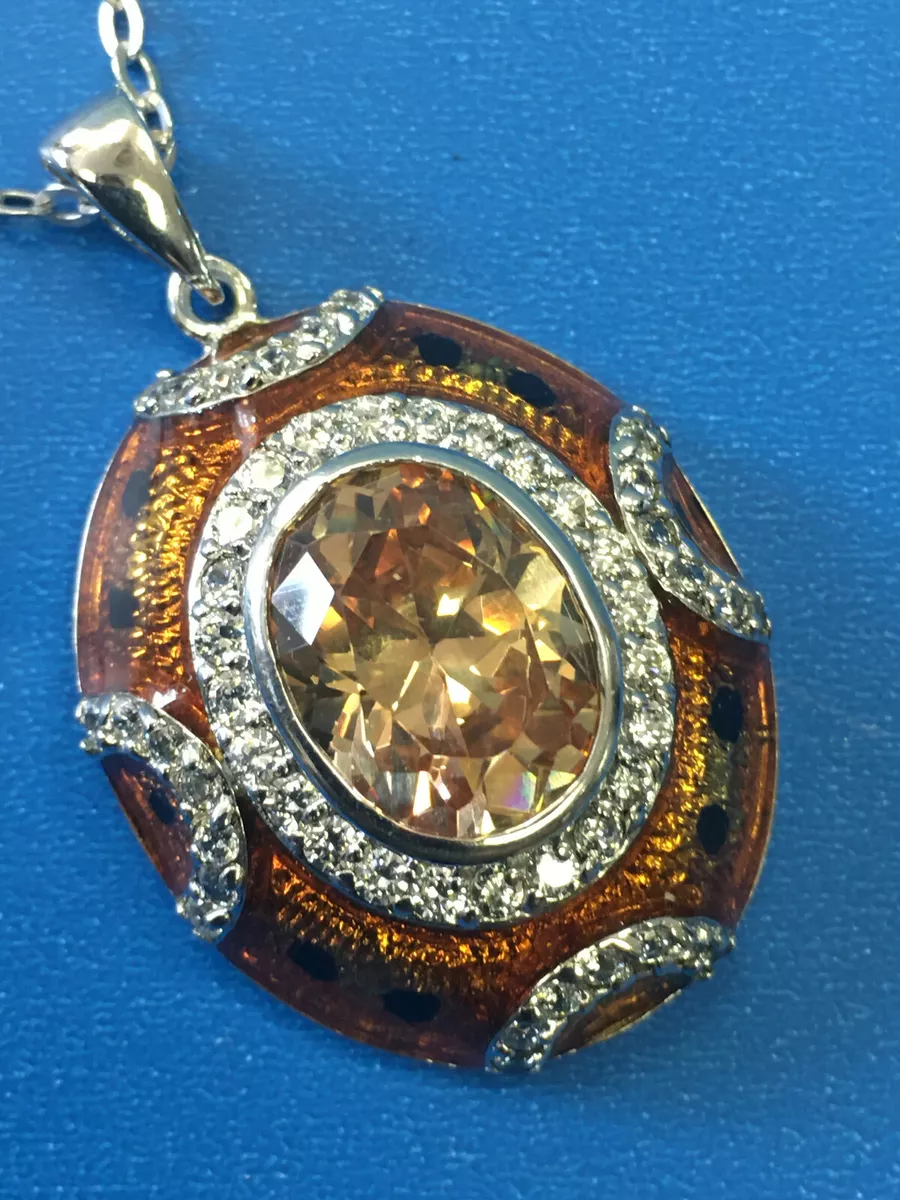 Large 2024 citrine pendant