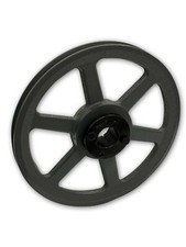 CAST IRON ELECTRIC MOTOR PULLEY SHEAVE 10.25", 1 SINGLE GROOVE FOR 3L 4L A BELTS