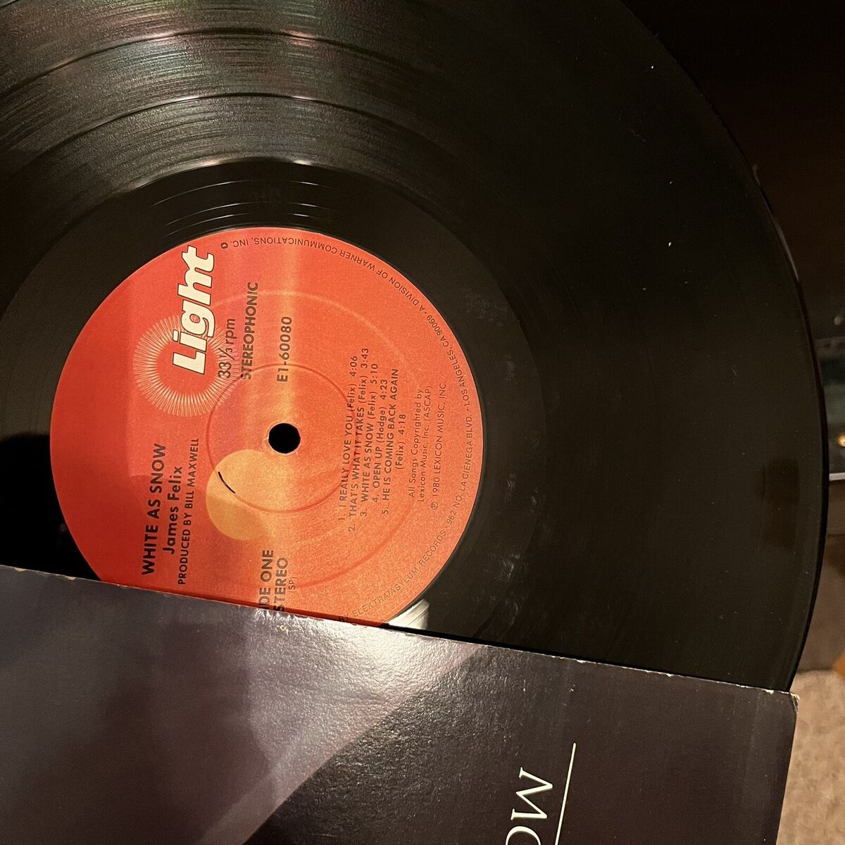 James Felix – White As Snow Gospel 1980 NEW RECORD 12 James Felix – White As Snow Gospel 1980 NEW RECORD 12
