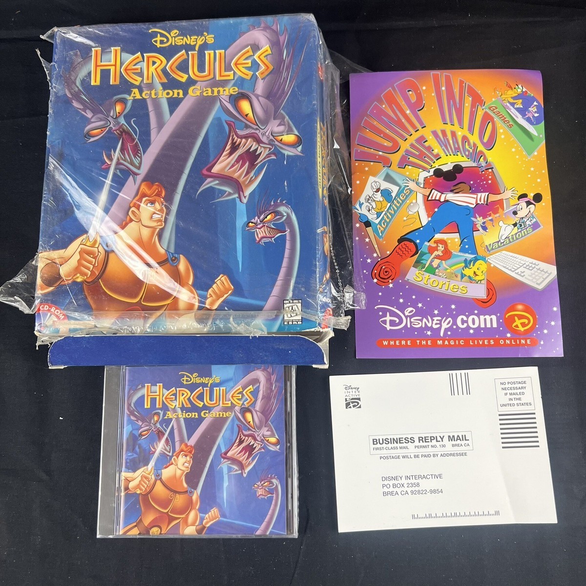 DISNEY'S HERCULES ACTION GAME vintage BIG BOX PC DC-ROM game NEW