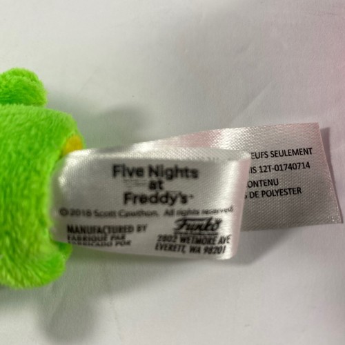 Five Nights At Freddy's FNAF Backpack Clip Hanger Keychain 3” Plush Lot of 3 - Picture 3 of 6