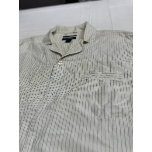 Brooks Brothers Women’s Short Sleeve Knee Length Pajama Top Blue Striped Size XL - Picture 2 of 4