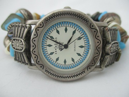 LA Express Women's Watch Silver Toned Western Bracelet Band Analog Quartz - Picture 8 of 12