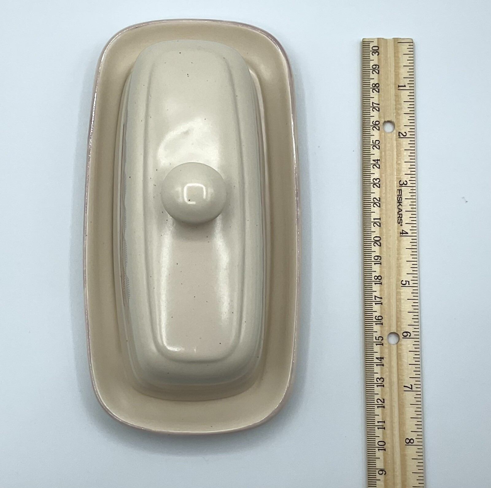 Covered Butter Dish Southwestern International China Company Vintage Stoneware