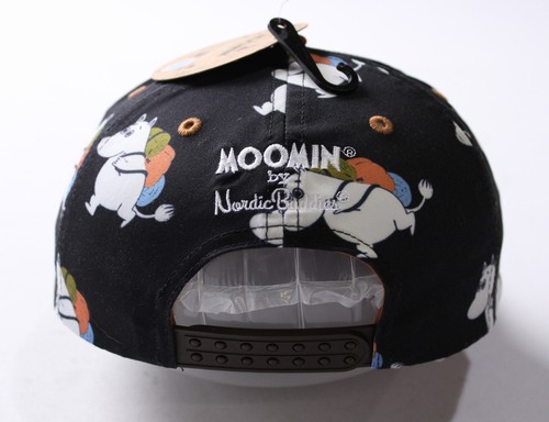 Moomin By Nordicbuddies Moomin Kids Adventure Flat Cap CD4 Black One Size - Picture 5 of 7