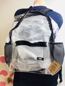 victoria secret clear backpack