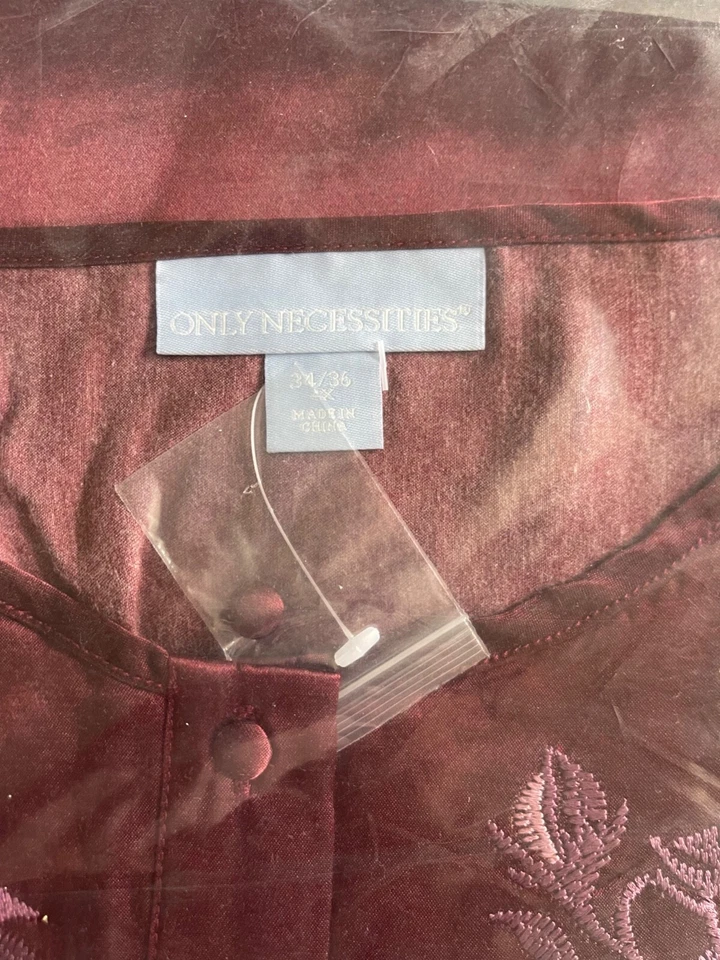 Juego de pijama de dos piezas Only Necessities Intimates & Sleepwear talla 34/36 4x nuevo con etiquetas $70 Foto 4 de 4