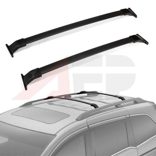For 2011-2017 Honda Odyssey Black Top Roof Rack Cross Bars Luggage Carrier 2x - Picture 12 of 21