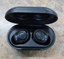 JLAB JBuds AIR  Black Wireless Bluetooth Earbuds w/ Charger Case TESTED/WORKING
