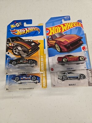 Hot Wheels Maxda RX-7 Lot Of 4