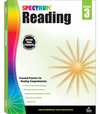 Spectrum Reading Comprehension Grade 3 Workbook, Ages 8 to 9, Third Grade Re...