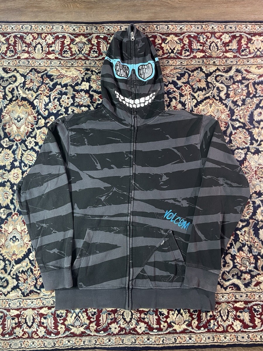 Vintage Y2K 2000s Volcom Bape Style Full Zip Hoodie