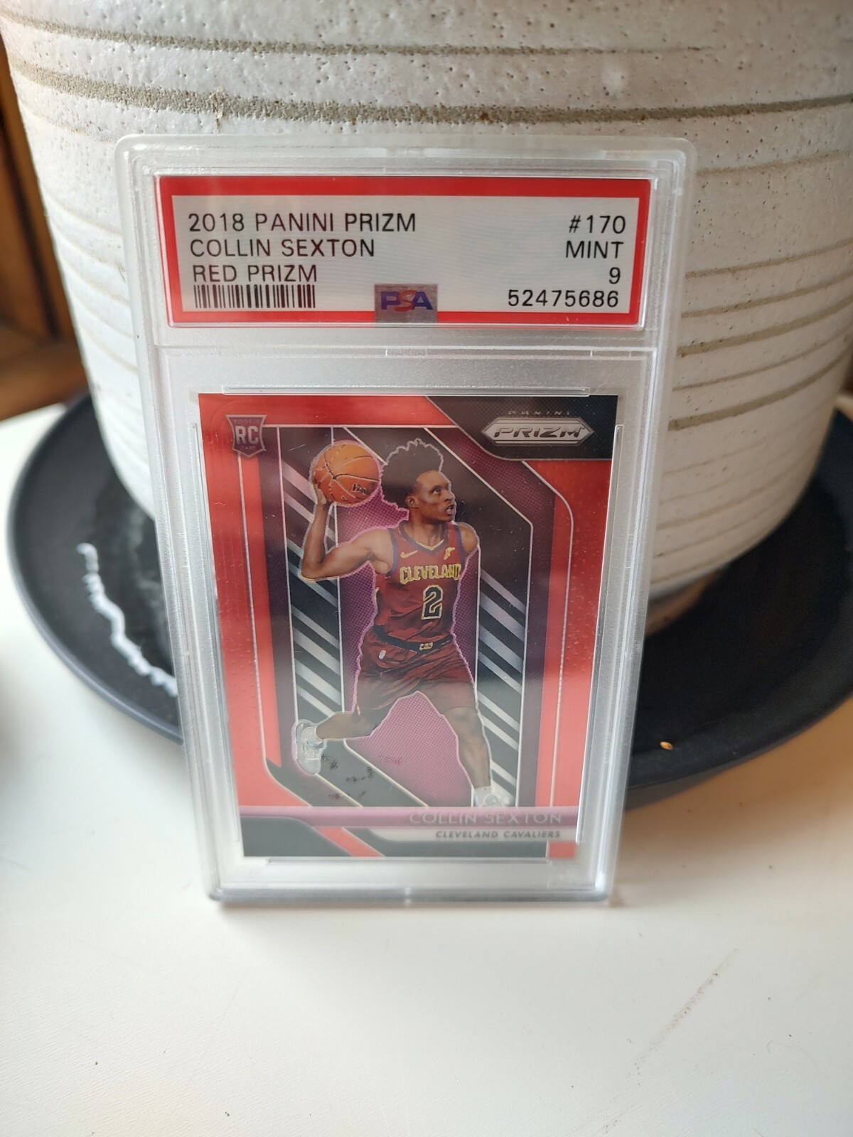 2018-19 Panini Prizm Red Prizm /299 Collin Sexton #170 PSA 9 MINT Rookie RC
