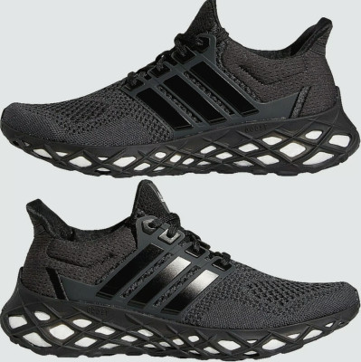 Size 8 - Adidas Ultraboost Web DNA Low Core GY4173 Black Carbon Primeknit Mens