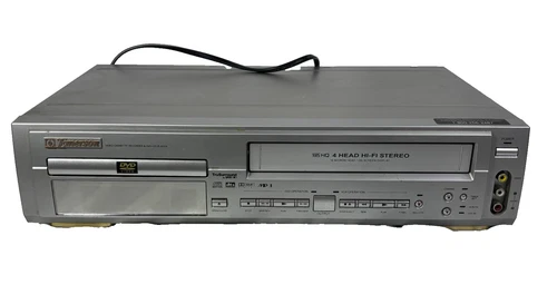 EMERSON EWD2202 DVD/VCR VHS Combo Player - TESTED- VCR does not work - No Remote