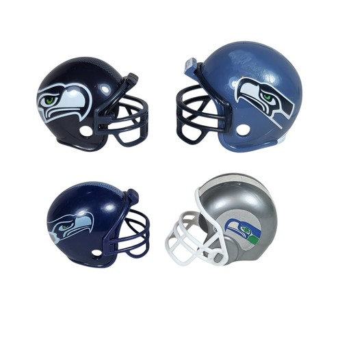 Seattle Seahawks Mini NFL Football Helmet Gift Lot or Cake Toppers