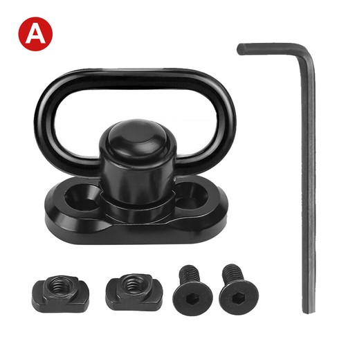 2pcs MLOK QD Sling Swivel Mount Heavy Duty M-LOK w/ Quick Detach Push Button US - Picture 13 of 14