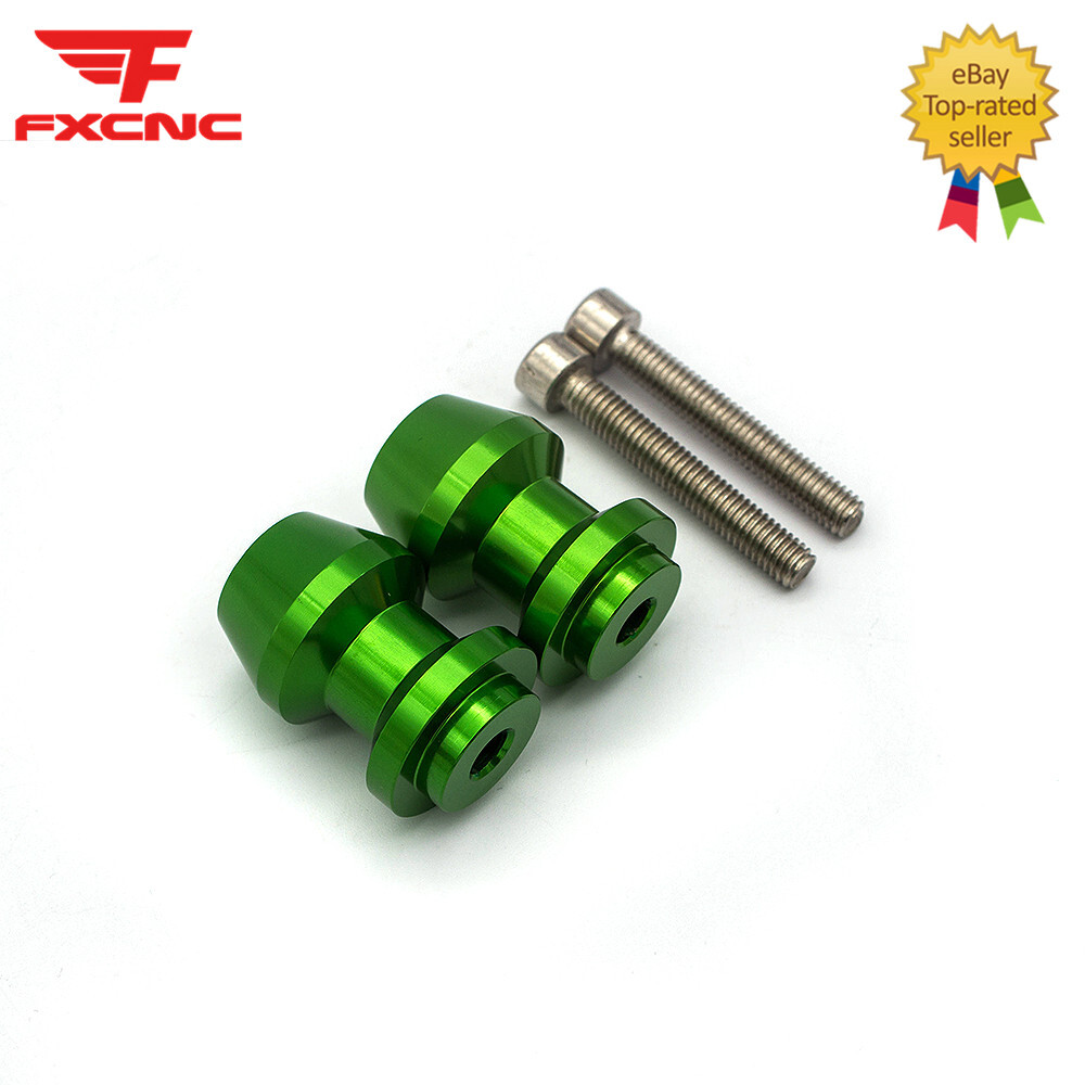 N For ZX6R ZX10R ZX14 Z1000 Z750 Swingarm Spools Slider Stand