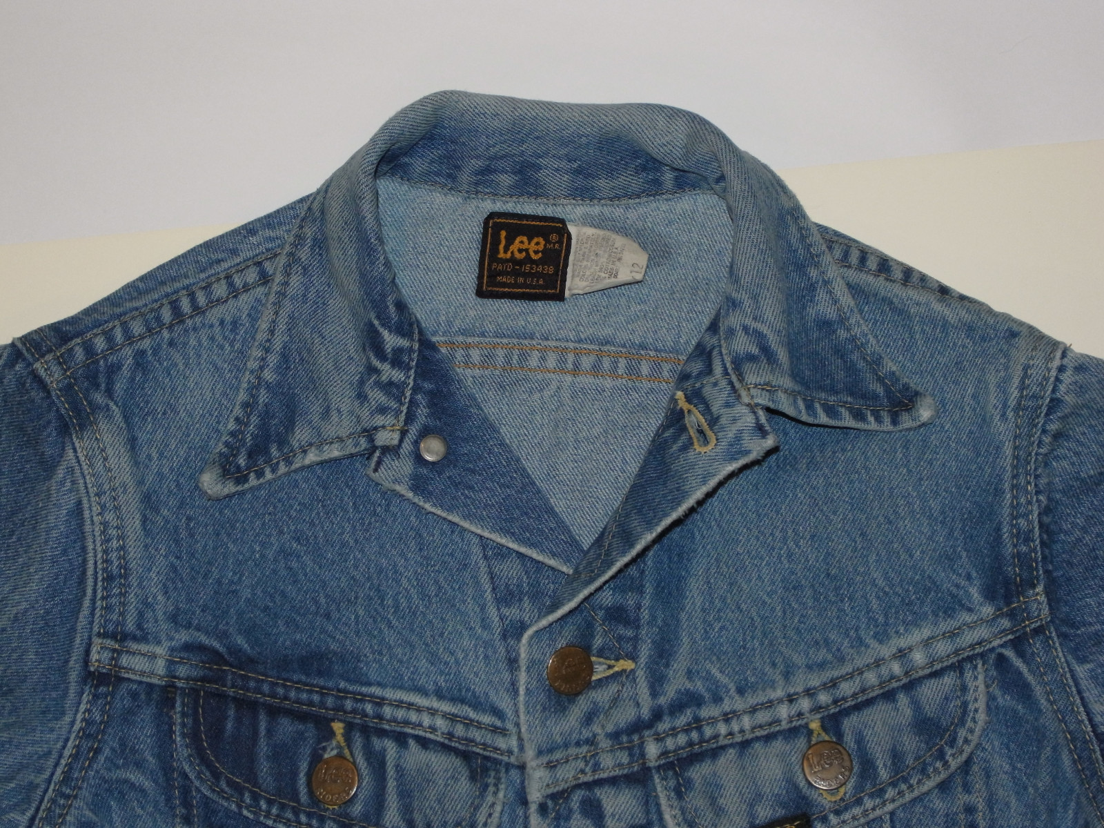 VINTAGE BOY'S LEE RIDERS DENIM JACKET! UNION  LAB… - image 3