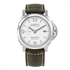 New Panerai Luminor Marina Stainless Steel 44 mm White Watch PAM01314