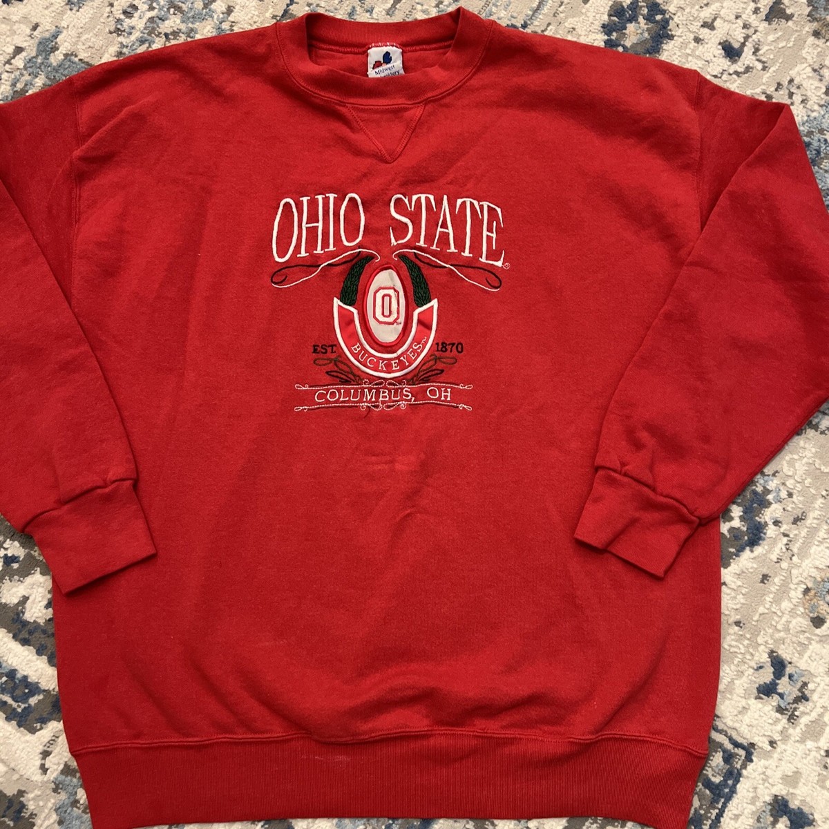 Vintage Ohio State Buckeyes Sweatshirt XL 90s USA Made