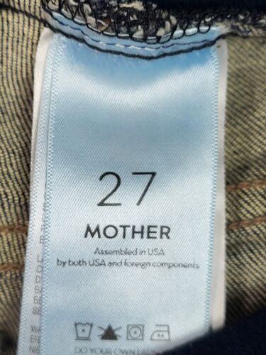 Mother Insider Crop Step Ankle Fray Maternity Jeans Size - 27 NEW NWT - Picture 7 of 8
