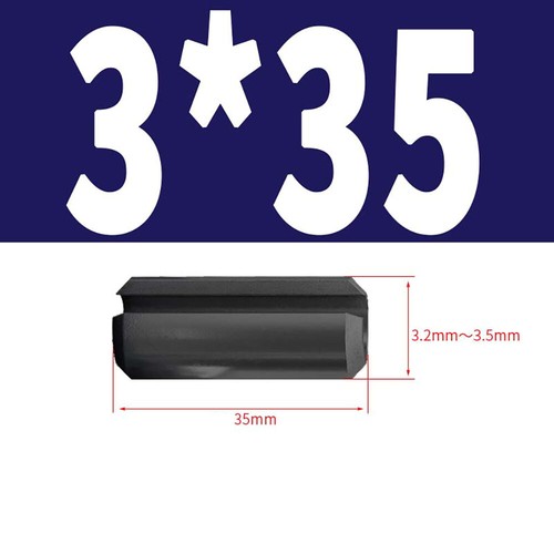 Black Spring Pins Split Tension Roll Pin 65 Mn steel M1.5 M2 M2.5 M3 M4 M5-M12 - Picture 63 of 156