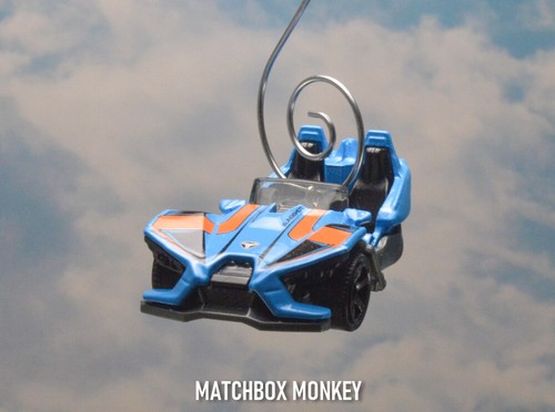 Blue Polaris Slingshot 3 Wheel Motorcycle Motor Bike Christmas Ornament Adorno - Picture 4 of 8
