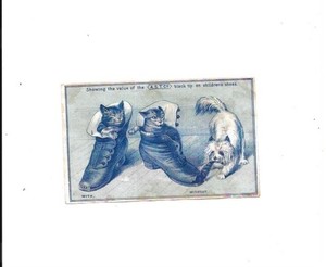 JAMES BELL & SON PAPER AD BOOTS,SHOES & SLIPPERS SUSQUEHANNA PA.