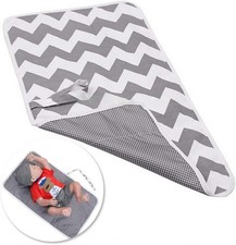 nuoshen Foldable Waterproof Nappy Changing Mat Pad 60x35cm Travel Baby Diaper