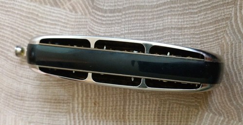Hohner CHROMETTA 10 C ARMONICA A BOCCA vintage - usata + scatola originale - Foto 2 di 4