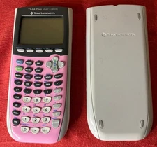 Texas Instruments TI-84 Plus Silver Edition Graphing Calculator Pink