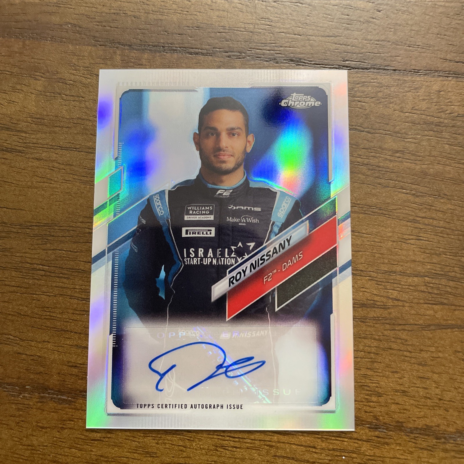 2021 Topps Chrome Formula 1 Auto /281 Roy Nissany #CA-RN Auto