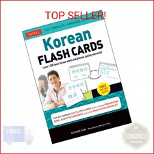 Korean Flash Cards Kit: Learn 1,000 Basic Korean Words and Phrases Quickly and E