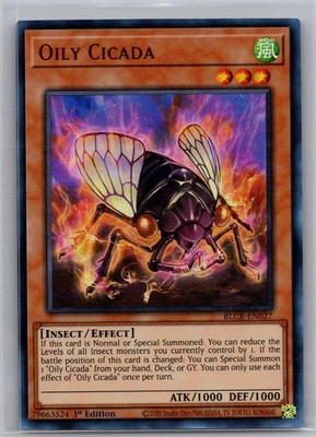 Oily Cicada BLCR-EN027 Ultra Rare 1st Edition NM