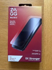 ZAGG Invisible Shield Screen Protector - Glass elite iPhone 15 Pro Max - NEW