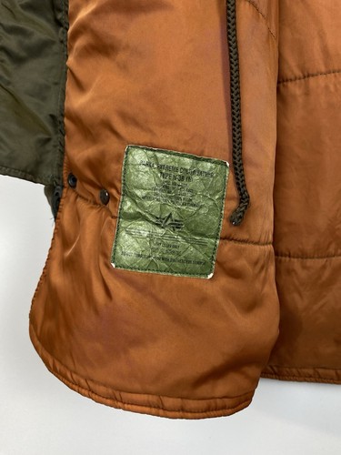 Alpha Industries Parka Extreme Type N-3B Jacket Parka Khaki Green Mens Size XXL - Picture 11 of 18