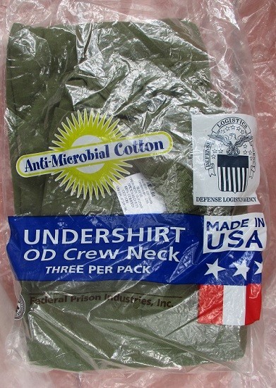 3 NEW US Military Green Crewneck Short Sleeve Shirt Undershirt Sz Medium Cotton