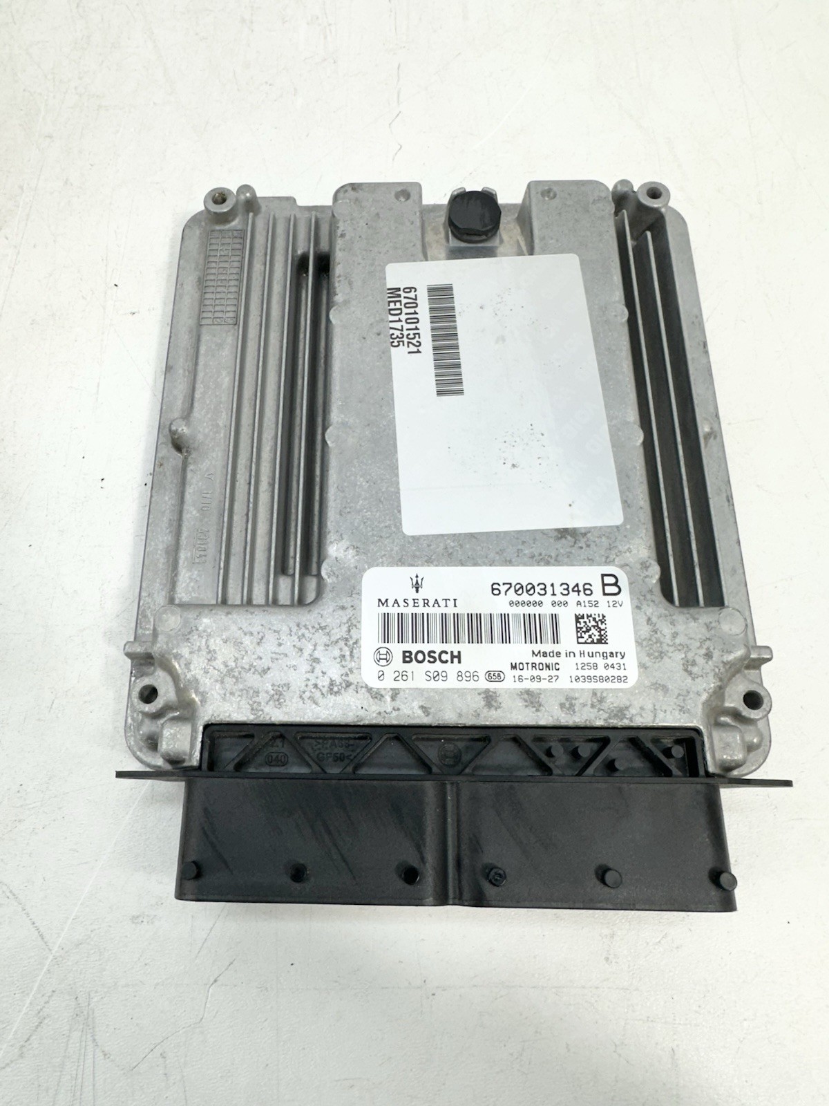 14-17 Maserati Ghibli S ECU ECM Engine Computer Control Module 670031346B OEM