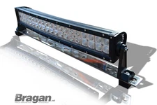 12v 24v 21.5" Black Aluminium DRL Spot Flood LED Light Bar Truck Van 4x4 -TYPE B