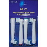 4 Pieces Electric Toothbrush Head Compatible With Oral B Braun Replacement brush