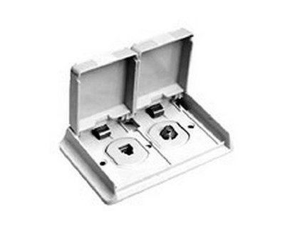 American Motorhome RV 5th Wheel Winegard Antenna Phone ivory Receptacle WT-1110