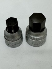 Hazet Tools Germany 985-17 985-14 Size 17 14mm Hexagon 12 Drive Hex Socket