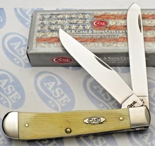 Vintage Case XX USA 2009 Stamp 6254 SS Bone Trapper  "Barnboard" Bone Near Mint