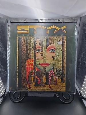 STYX The Grand Illusion LP 1977 A&M Terre Haute Press TML SIDE 2 ONLY EX/VG