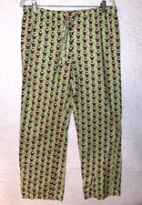 Vineyard Vines Mens S Christmas Holiday Pajama Pants Flannel Green Santa cotton