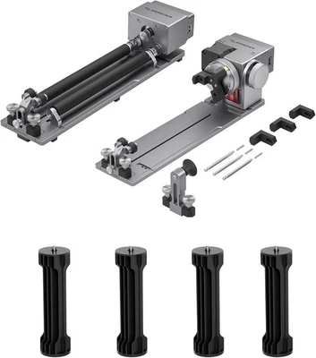 Atomstack R6/R8/R8 Pro Rotary Roller with 4 Raised Feet,for All Atomstack Engrav